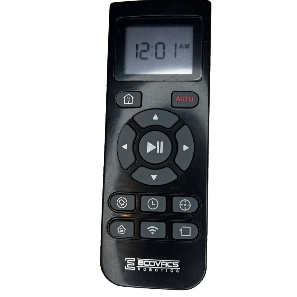Ecovacs Robotics RC1507 Black Remote Control For Deebot Vacuum Cleaner -